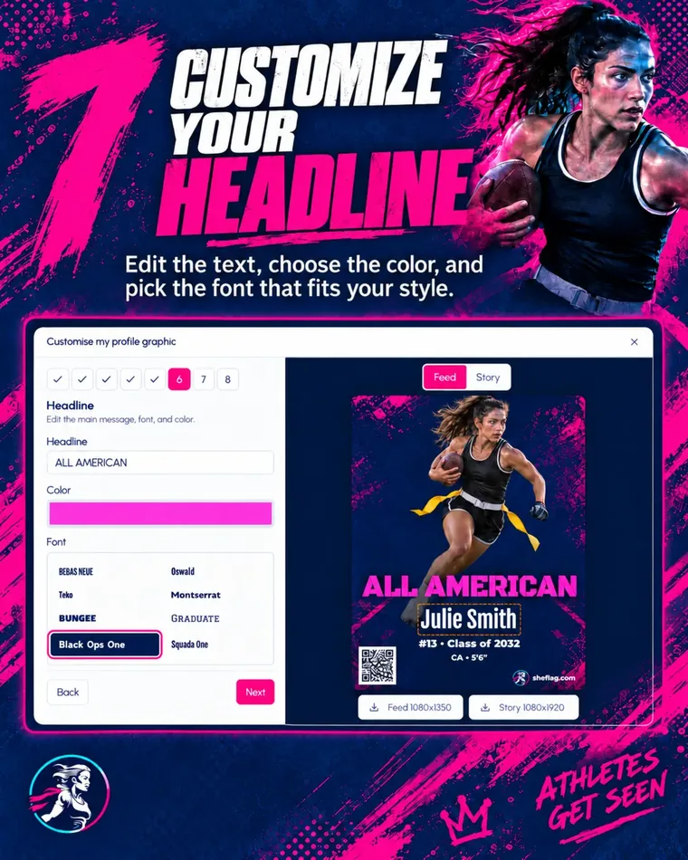 Step 7: Customize your headline